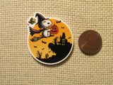 Second view of the Halloween Snoopy Scene Needle Minder