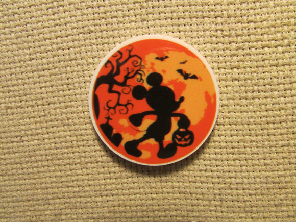 First view of the Mickey Mouse Halloween Silhouette Needle Minder
