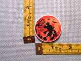 Third view of the Mickey Mouse Halloween Silhouette Needle Minder