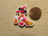 Second view of the Minnie Mouse Dressed as a Pink Witch Needle Minder