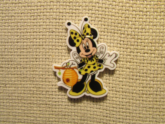 First view of the Minnie Mouse Dressed as a Bumble Bee Needle Minder