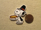 Second view of the Pilgrim Snoopy Needle Minder