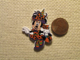 Second view of the Minnie Mouse Dressed as an Orange Witch Needle Minder