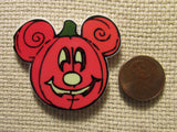 Second view of the Mickey Mouse Head Pumpkin Needle Minder
