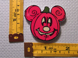 Third view of the Mickey Mouse Head Pumpkin Needle Minder