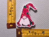 Third view of the Red Christmas Gnome Needle Minder