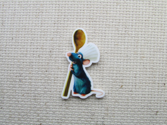 First view of the Remy from Ratatouille In a Chef Hat Needle Minder