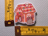 Third view of the Gingerbread House with Cats Needle Minder