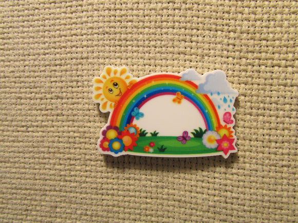 First view of the Summertime Rainbow Needle Minder