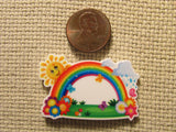 Second view of the Summertime Rainbow Needle Minder