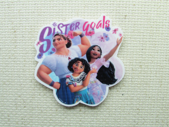 First view of the Sister Goals the Sisters of Disney's Encanto Needle Minder