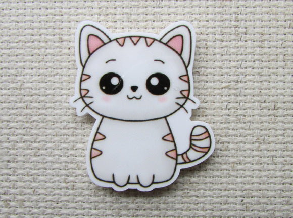 First view of the Cute Gray Cat Needle Minder