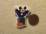 Second view of the Mickey Dressed as a Vampire with Gravestone Needle Minder