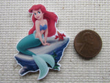 Second view of the The Little Mermaid Sitting on a Rock Needle Minder