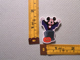 Third view of the Mickey Dressed as a Vampire with Gravestone Needle Minder