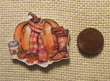 Second view of the Fall Pumpkin Needle Minder