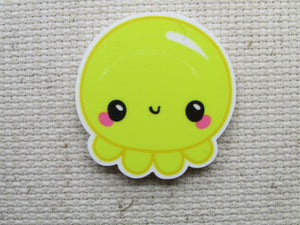 First view of the Happy Yellow Octopus Needle Minder
