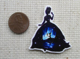 Second view of the Princess and the Frog Scenic Tiana Silhouette Needle Minder