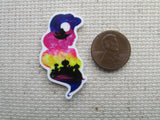 Second view of the Aladdin Scene of Agrabah in a Jasmine Silhouette Needle Minder