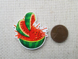 Second view of the Juicy Watermelon Needle Minder
