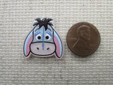 Second view of the Small Eeyore Face Needle Minder
