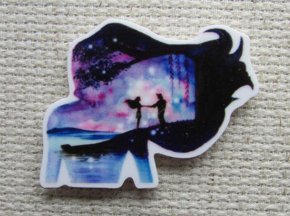First view of the Pocahontas Silhouette Scene Needle Minder