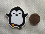 Second view of the Happy Penguin Needle Minder