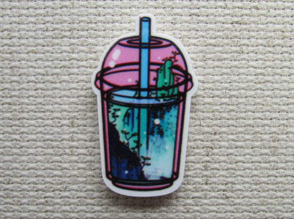 First view of the Jungle Themed Boba Drink Needle Minder, Cover Minder, Magnets 