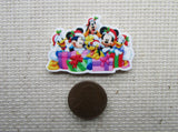 Second view of the Mickey and Friends All Ready for Christmas Needle Minder, Cover Minder, Magnets