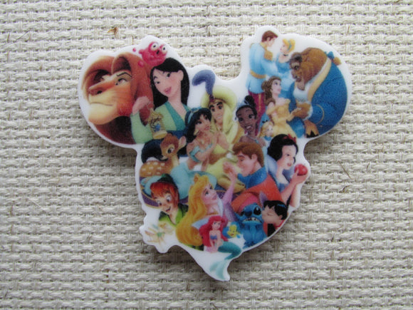 First view of the A Montage of Disney Fun Mouse Head Needle Minder, Cover Minder, Magnets 
