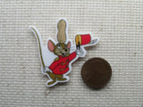 Second view of the Timothy the Mouse from Dumbo Needle Minder, Cover Minder, Magnets