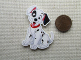 Second view of the Dalmatian Puppy Needle Minder, Cover Minder, Magnets