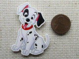 Second view of the Dalmatian Puppy Needle Minder, Cover Minder, Magnets