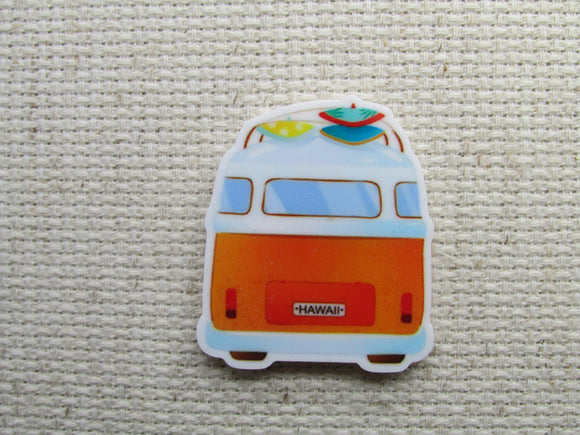 First view of the Hawaii Beach Van Needle Minder, Cover Minder, Magnets 