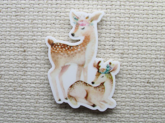 First view of the A Pair of Deer Needle Minder, Cover Minder, Magnets 