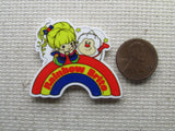 Second view of the Rainbow Brite Needle Minder