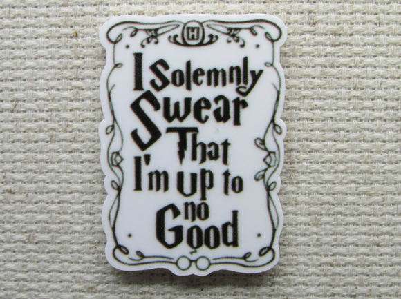 First view of the I Solemnly Swear I am Up to No Good Needle Minder 