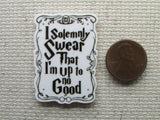 Second view of the I Solemnly Swear I am Up to No Good Needle Minder