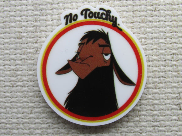 First view of the No Touchy Llama from The Emperor's New Groove Needle Minder 