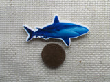 Second view of the Shark Needle Minder, Cover Minder, Magnets