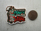 Second view of the Be A Book Dragon In A World of Book Worms Needle Minder