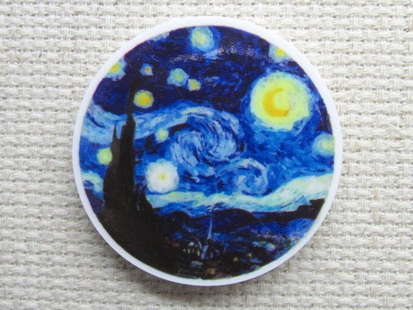 First view of the Starry Night Painting Needle Minder 
