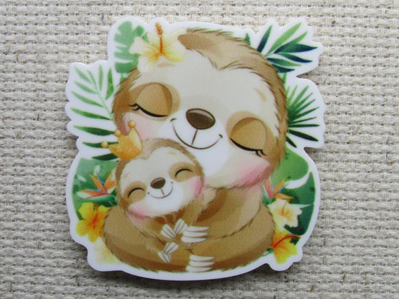 First view of the Sloth Hug Needle Minder 