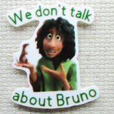 Close up of We Don't Talk About Bruno from Encanto Needle Minder