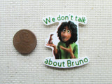 Third view of the We Don't Talk About Bruno from Encanto Needle Minder