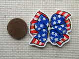 Second view of the Patriotic Bow Needle Minder
