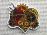 First photo Steampunk Heart Needle Minder