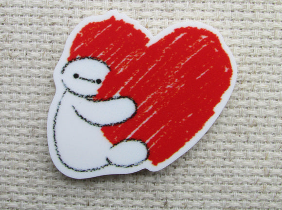 First view of Baymax Hugging a Big Heart Needle Minder