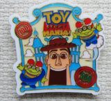 Close up view of Toy Story Ride Needle Minder.