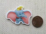 Third view of Dumbo the flying elephant needle minder.